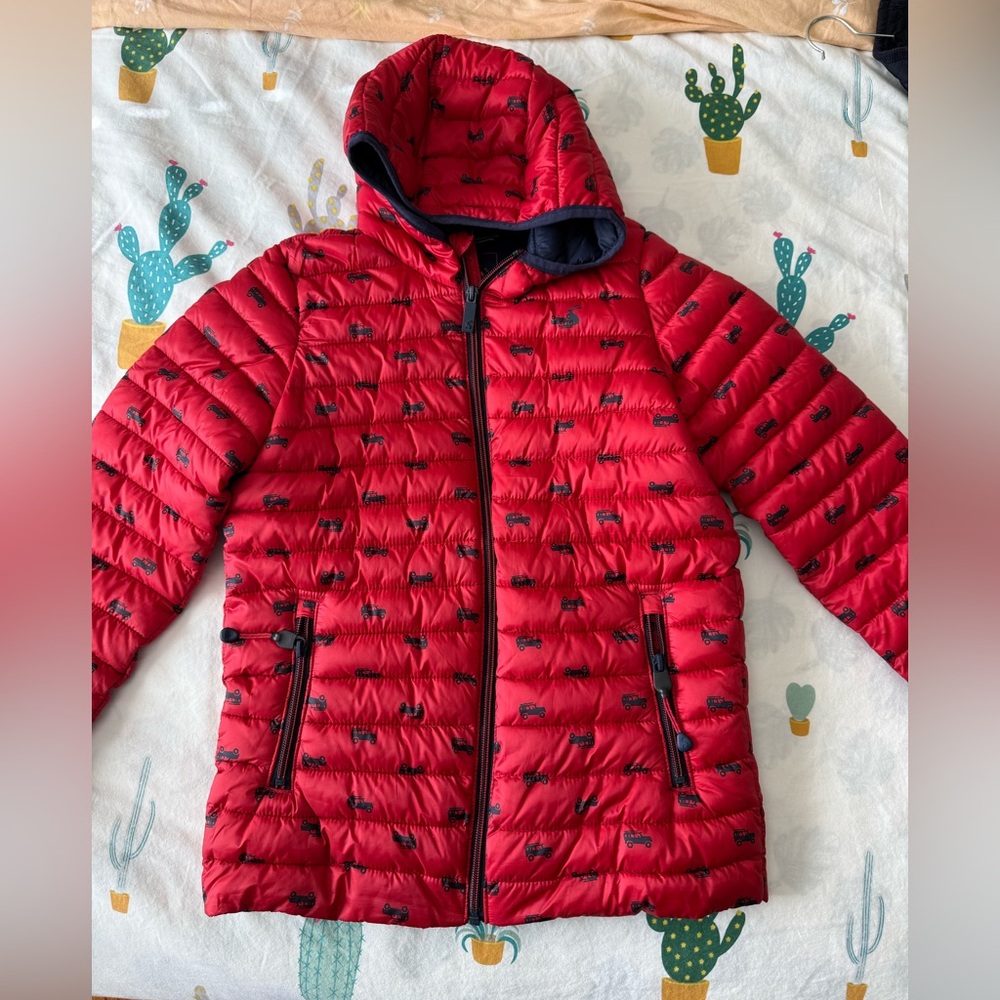 Joules Red puffy Jacket